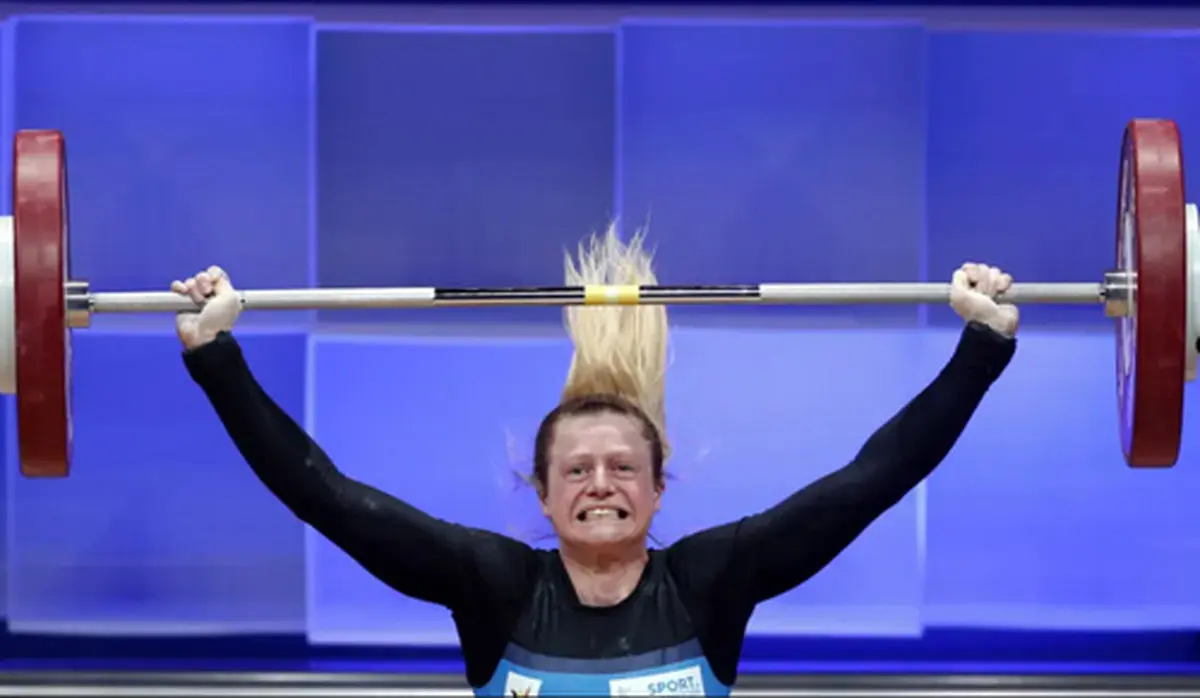 عکس خفن از رقابت های وزنه برداری قهرمانی اروپا در شهر مسکو روسیه