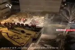 ببینید: انفجار یک خانه در تبریز