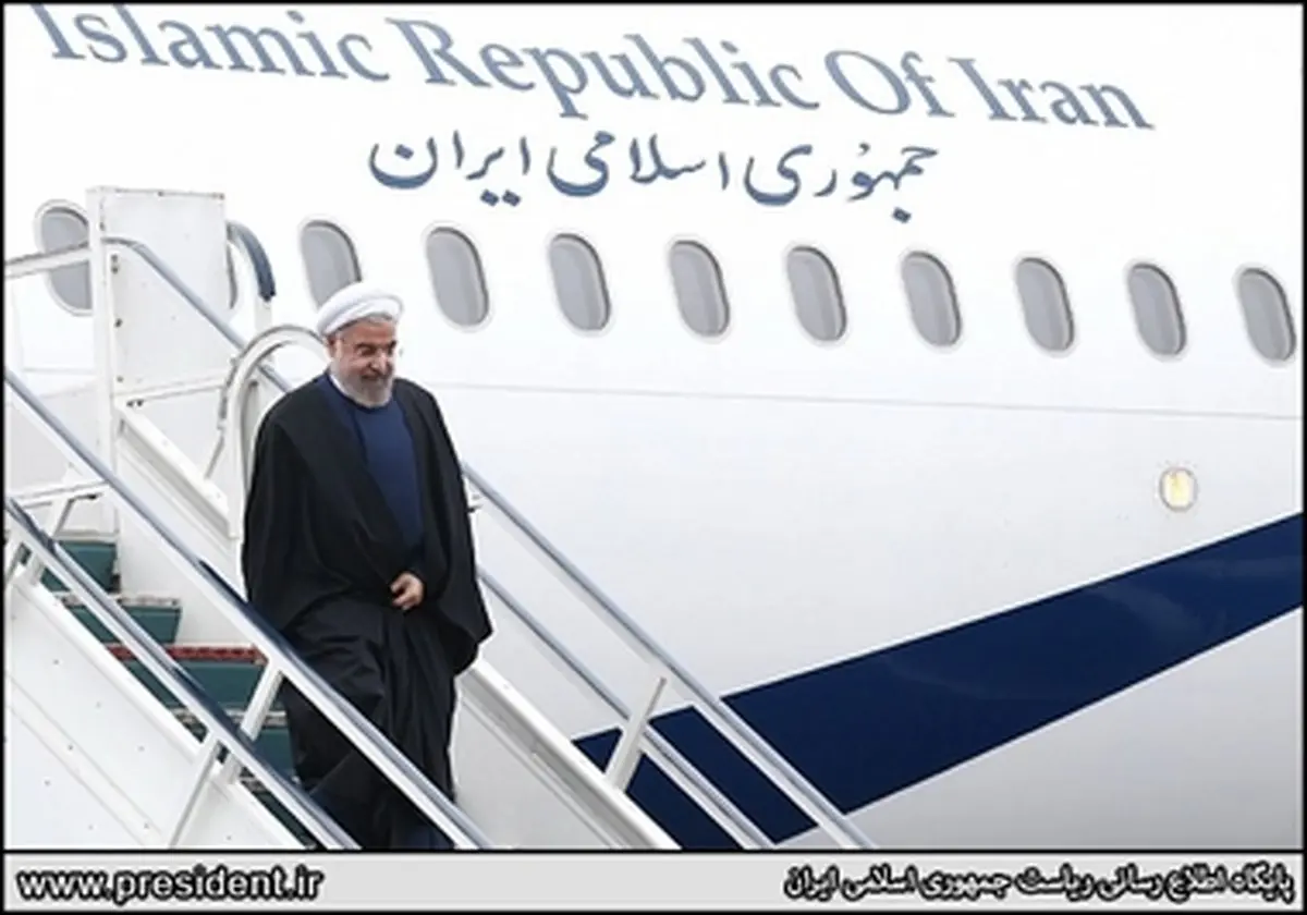 ورود رییس جمهور به استان کرمانشاه/ تصاویر