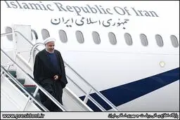 ورود رییس جمهور به استان کرمانشاه/ تصاویر