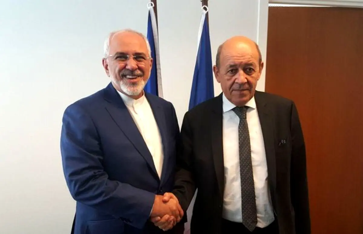دیدار وزیران خارجه ایران و فرانسه در نیویورک