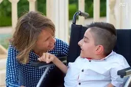 همسر بشار اسد در جمع دانش آموزان معلول سوریه/تصاویر