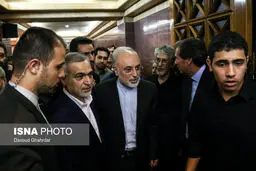 علی اکبر صالحی و حسین فریدون در مراسم ختم داوود رشیدی/عکس
