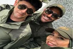 تیپ عجیب سحر دولتشاهی در کنار محمدرضا گلزار و امین حیایی/عکس