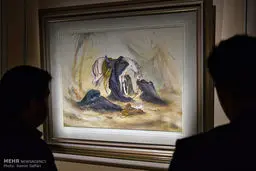 حواشی تصویری حضور ابراهیم رئیسی در رونمایی از آثار استاد فرشچیان