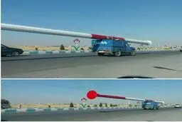 لقمه بزرگتر از دهان "نیسان آبی"! / عکس