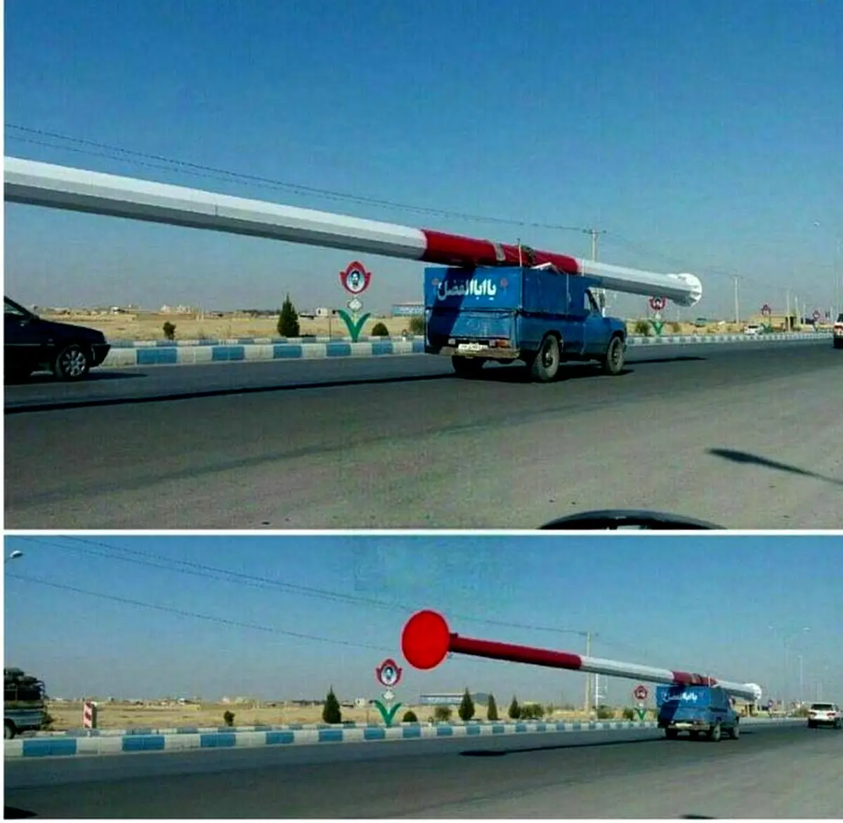 لقمه بزرگتر از دهان "نیسان آبی"! / عکس
