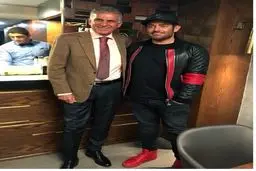 تیپ عجیب محمدرضا گلزار در ملاقات با کی‎روش/عکس