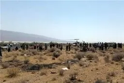 سقوط جت جنگی در استهبان فارس/ عکس