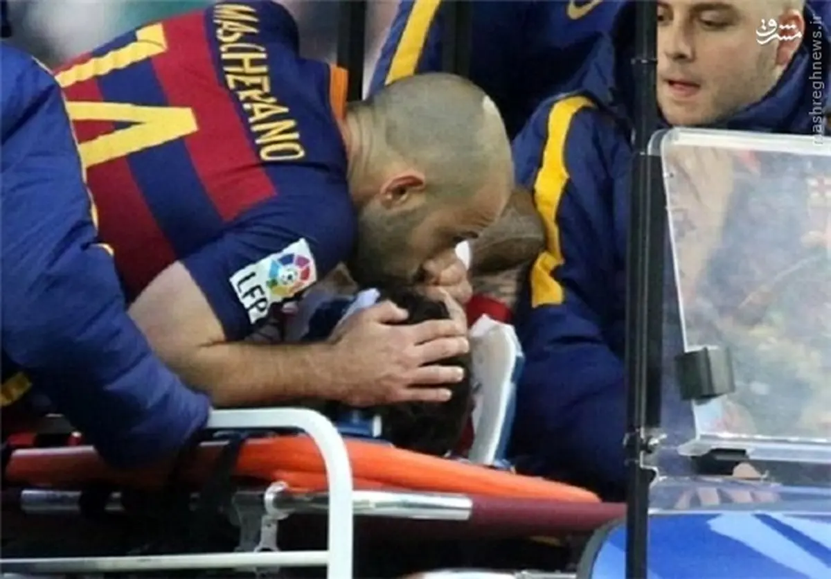 حرکت جوانمردانه و احساسی ستاره بارسا در دیدار با اتلتیکو+عکس