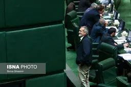 ژست خاص نایب رئیس مجلس در صحن علنی/عکس