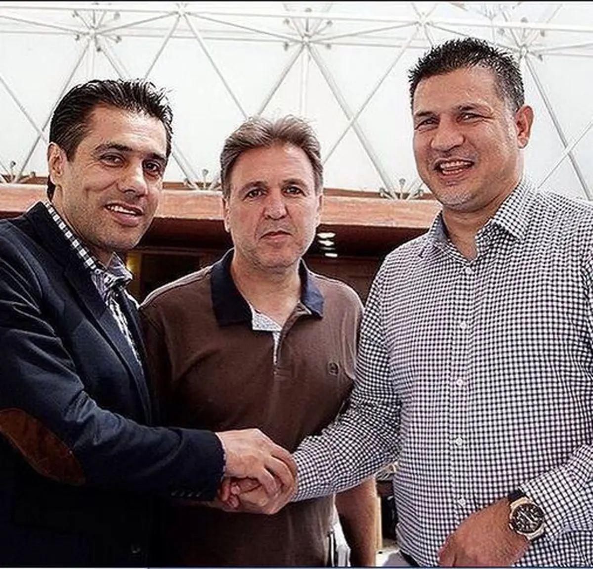 علی دایی، زرینچه و پیروانی در یک قاب/ عکس