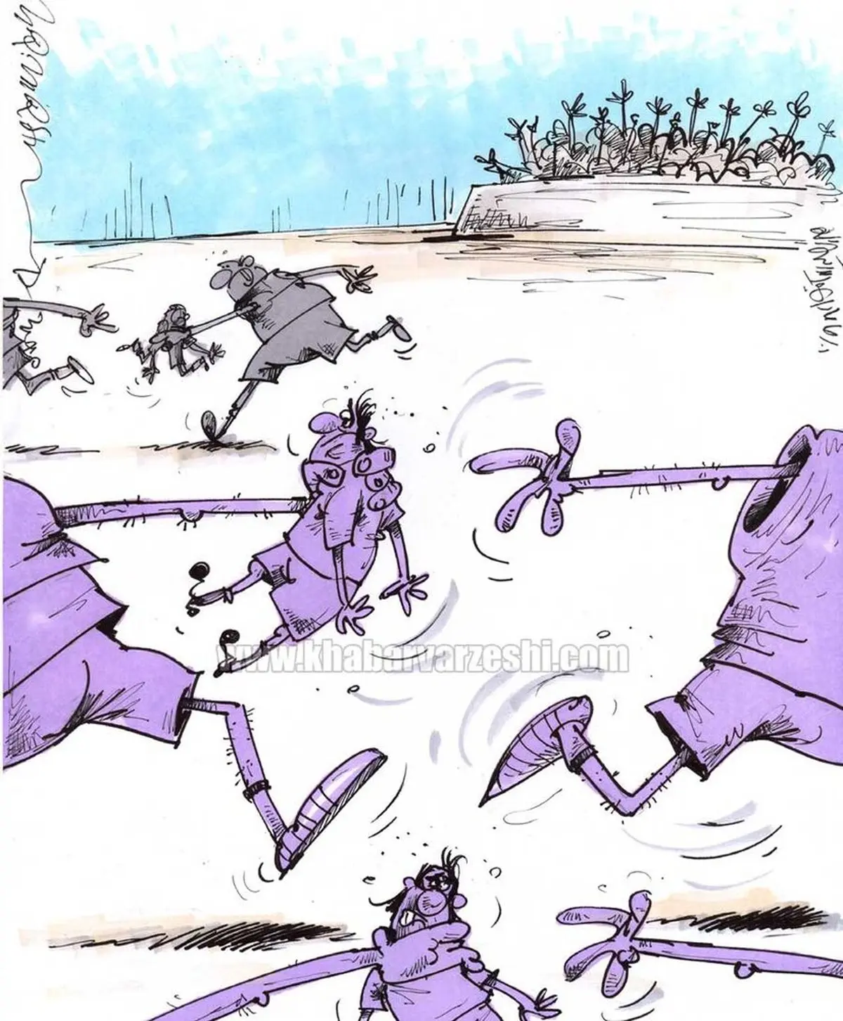 کاریکاتور / تغییر و تحول در لیگ برتر فوتبال کشور