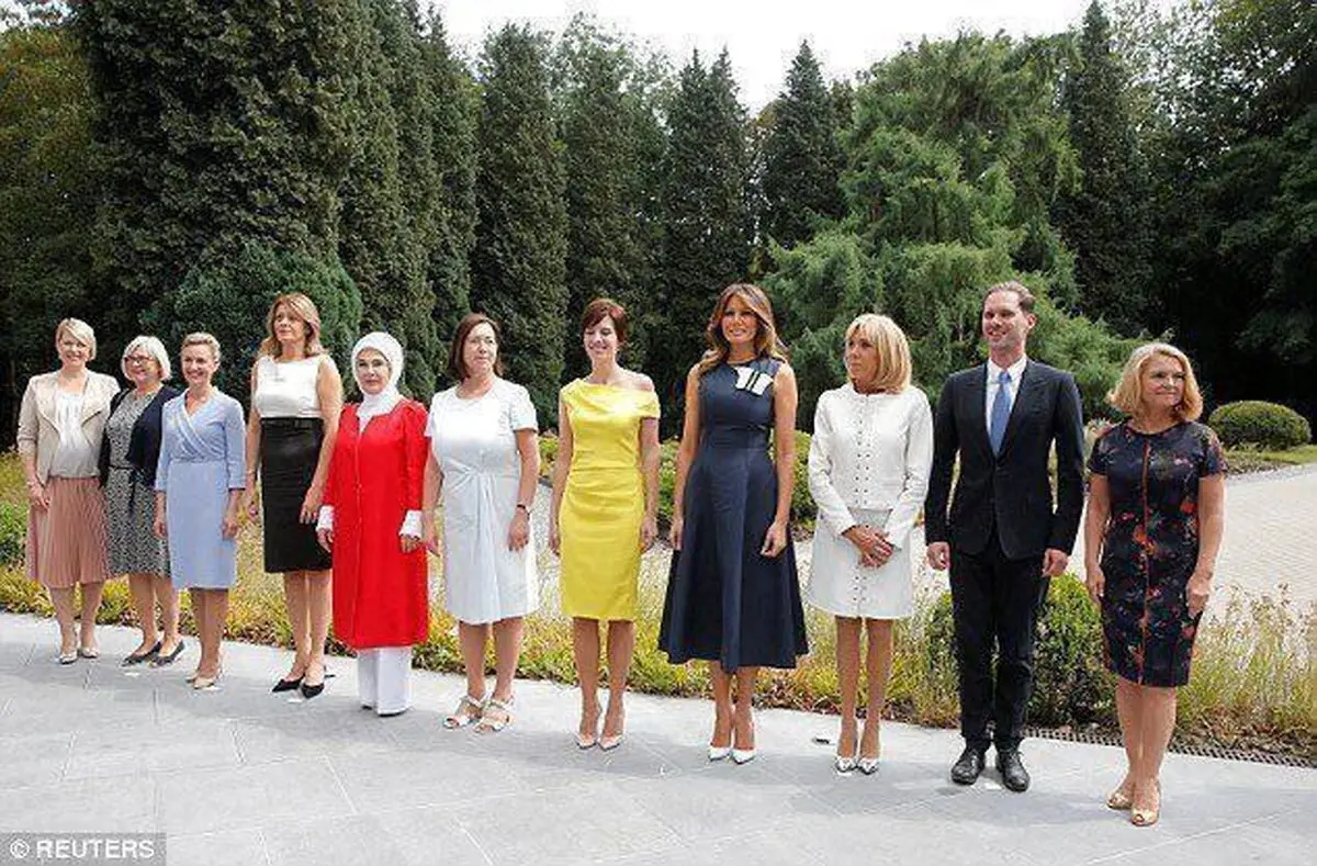 همسران روسای ناتو در حاشیه جلسه امروز این سازمان/عکس