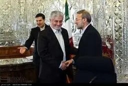 دیدار دبیرکل حزب اتحاد اسلامی کردستان عراق با علی لاریجانی به روایت تصویر