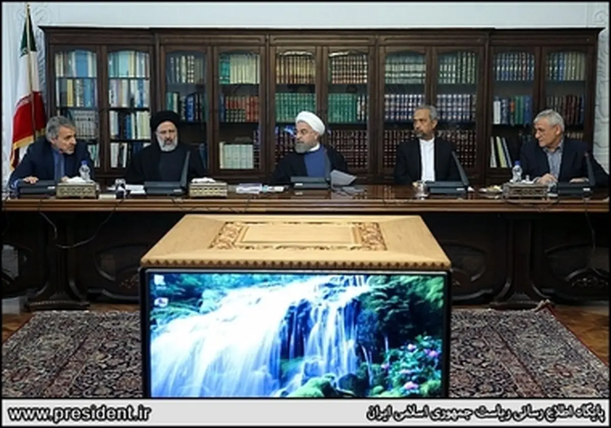 تصاویر حضور روحانی در جلسه صندوق توسعه ملی