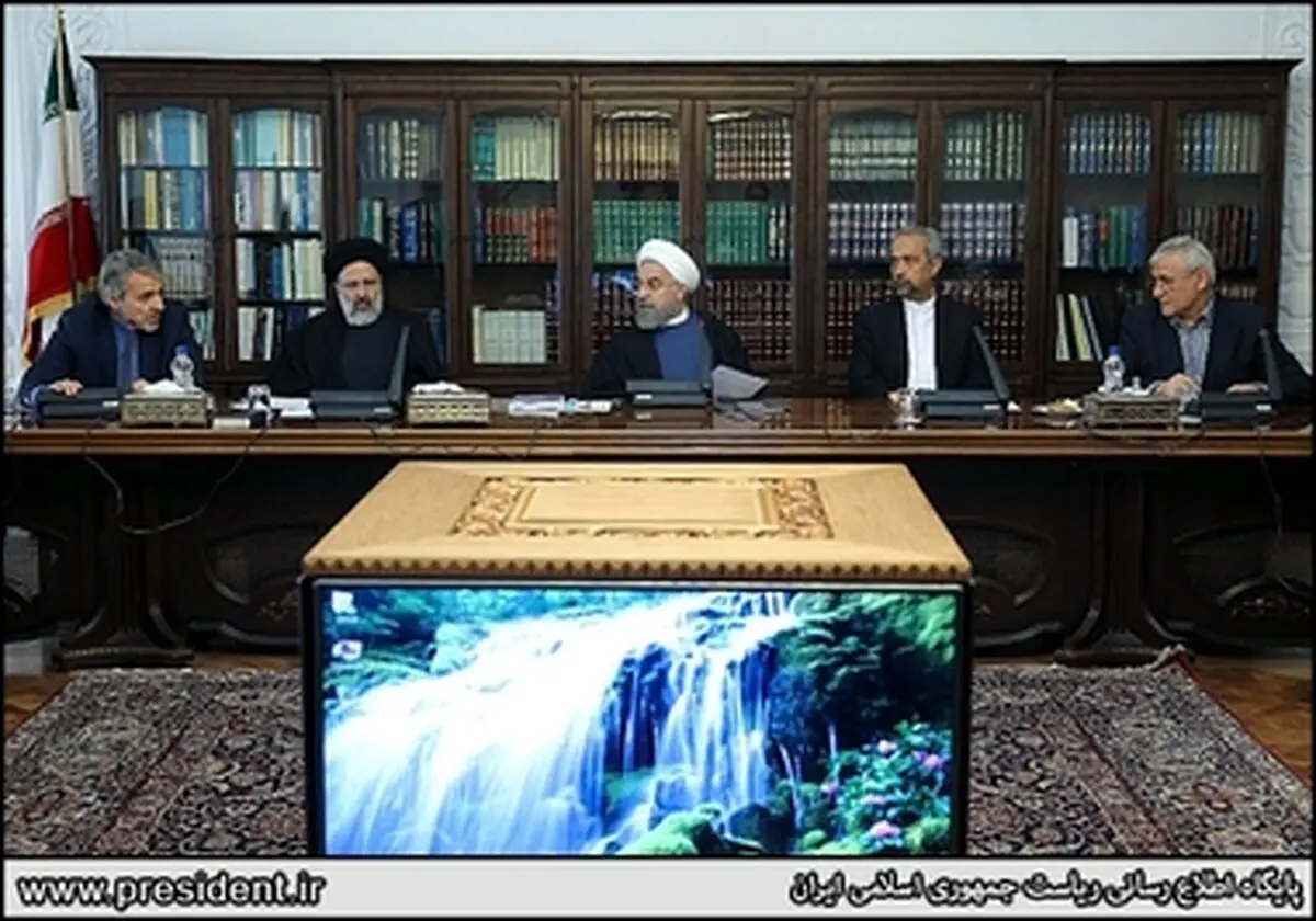 تصاویر حضور روحانی در جلسه صندوق توسعه ملی
