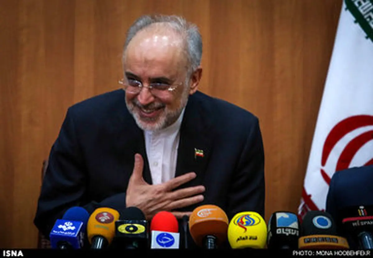 نشست خبری رییس سازمان انرژی اتمی/تصاویر