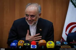 نشست خبری رییس سازمان انرژی اتمی/تصاویر
