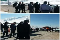 ایست بازرسی در منطقه گدوک + عکس