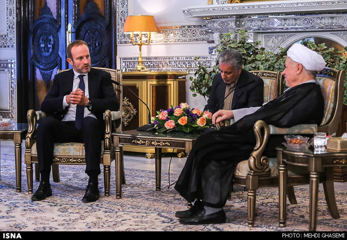 دیدار وزیر امور خارجه دانمارک با هاشمی رفسنجانی/ عکس