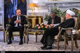 دیدار وزیر امور خارجه دانمارک با هاشمی رفسنجانی/ عکس