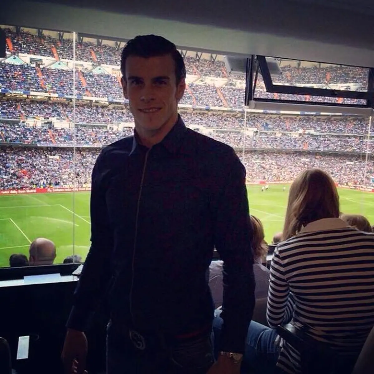 حسرت گرت بيل از غيبت در ال کلاسيکو(عکس)