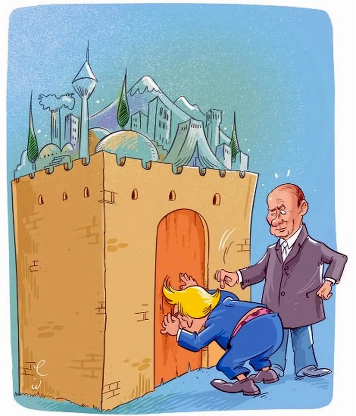 تذکر پوتین به ترامپ: فضولی ممنوع