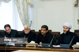عکس: جلسه شورای عالی انقلاب فرهنگی با حضور ضرغامی و غیبت روحانی