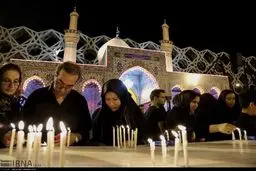 مراسم شام غریبان در میدان امام حسین تهران‎