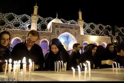 مراسم شام غریبان در میدان امام حسین تهران‎