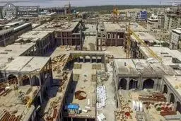 جدیدترین تصاویر از ساخت صحن بزرگ حضرت زهرا(س)