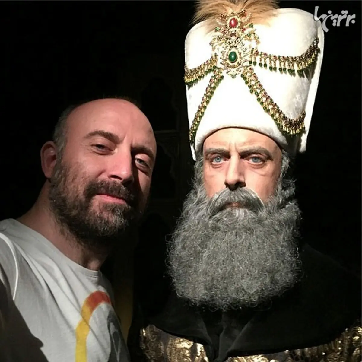 سلطان سلیمان و دوست قدیمی اش!/عکس