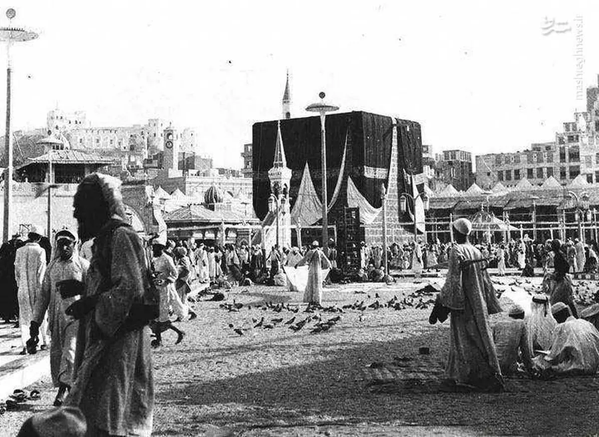 تصویری از خانه خدا، صد سال پیش