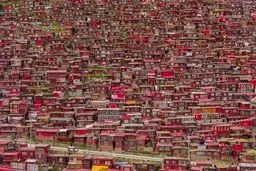 خانه‌های رنگارنگ چینی‌ها در عکس روز نشنال جئوگرافیک