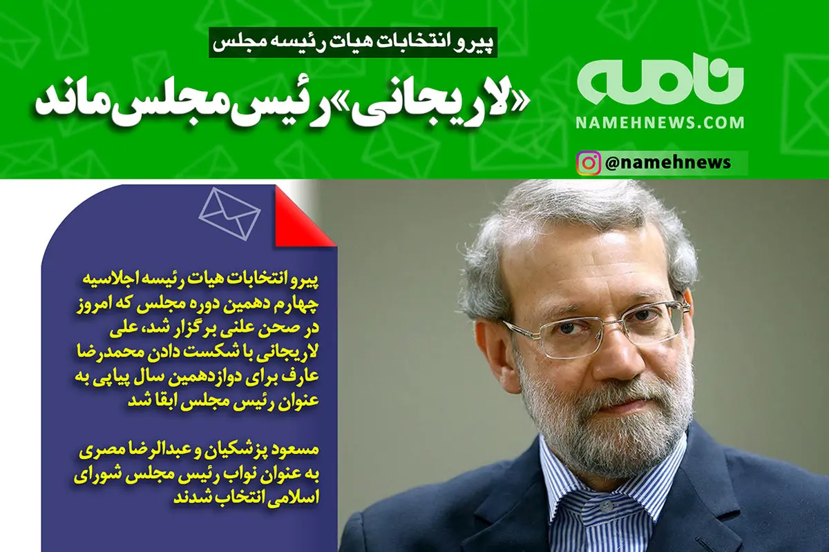 فتوتیتر/ علی لاریجانی رئیس ماند