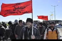 بازگشت زائران اربعین حسینی از مرز مهران/تصاویر