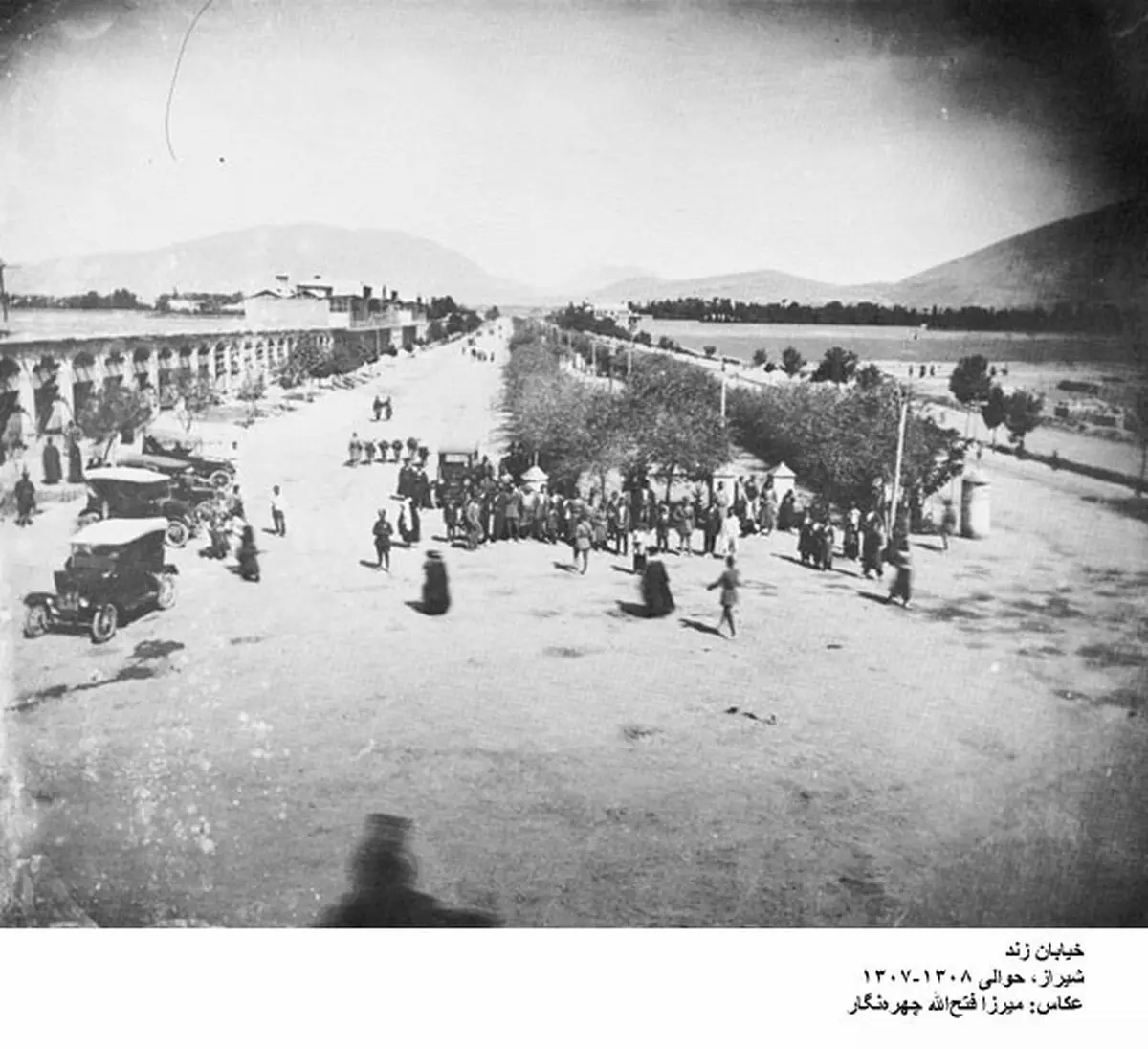 خیابان زند شیراز 87 سال پیش/عکس
