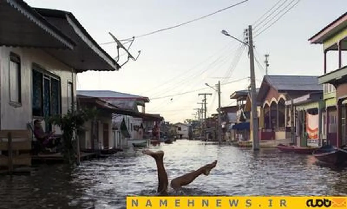 سیل در ریو و شادی مردم!+تصاویر