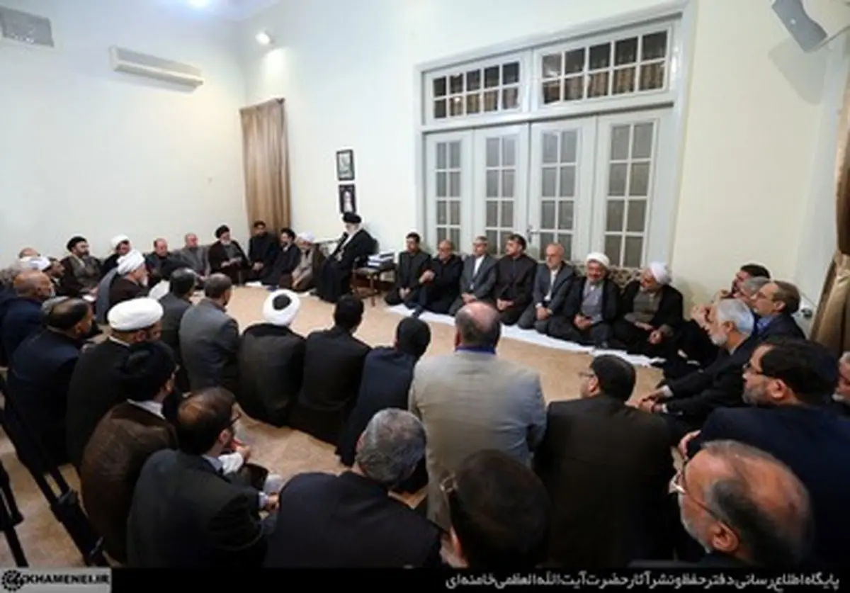 تصاویر دیدار مسئولان و دست اندرکاران حج با مقام معظم رهبری