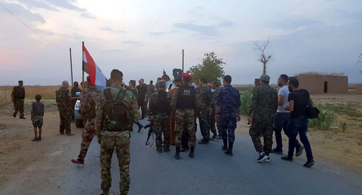 استقرار ارتش سوریه در مرزهای مشترک با ترکیه / چالش آمریکا با ورود ارتش سوری به یک میدان نفتی