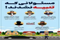 مسئولانی که هیچوقت تنبیه نشدند! +اینفوگرافیک