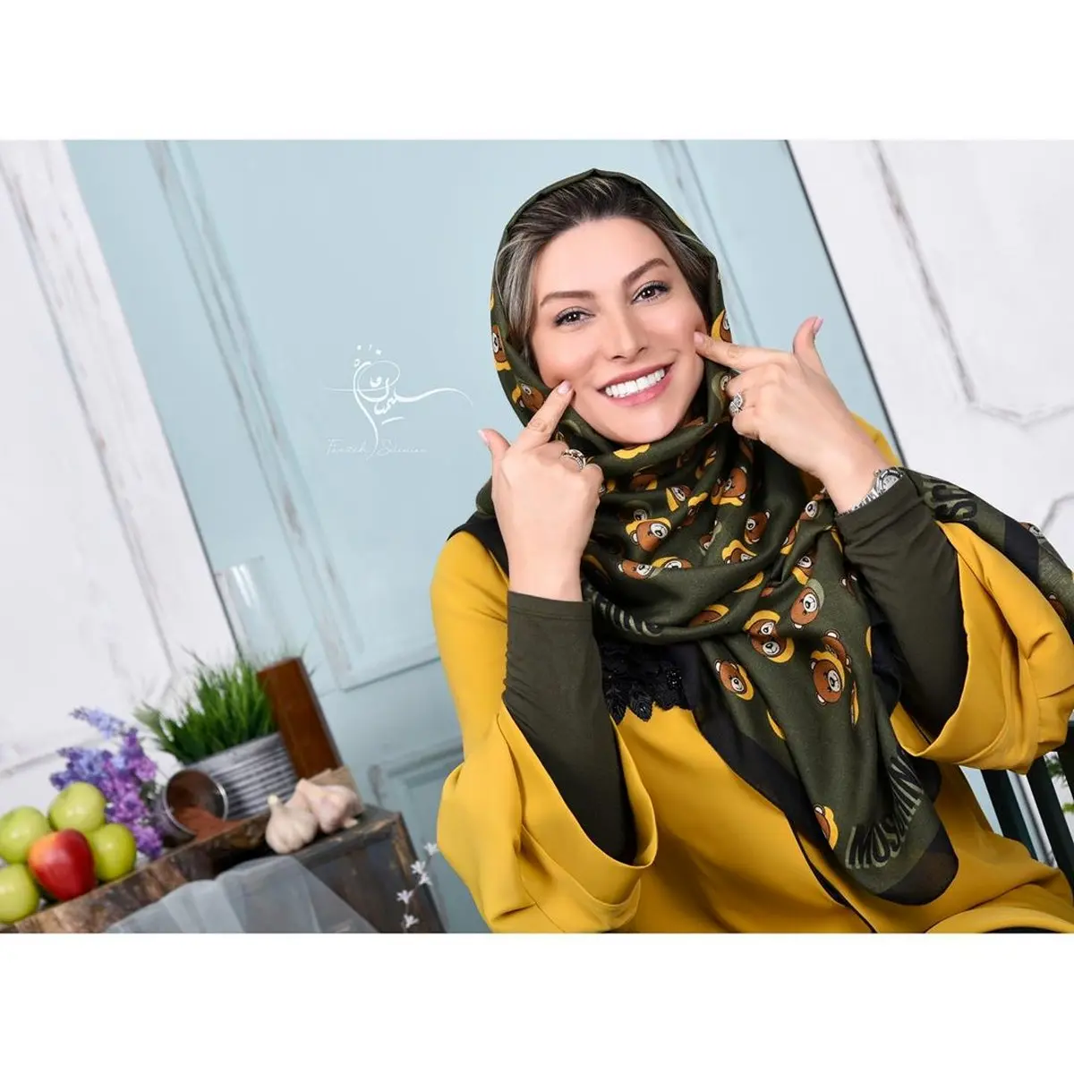 فریبا نادری در چالش لبخند + عکس