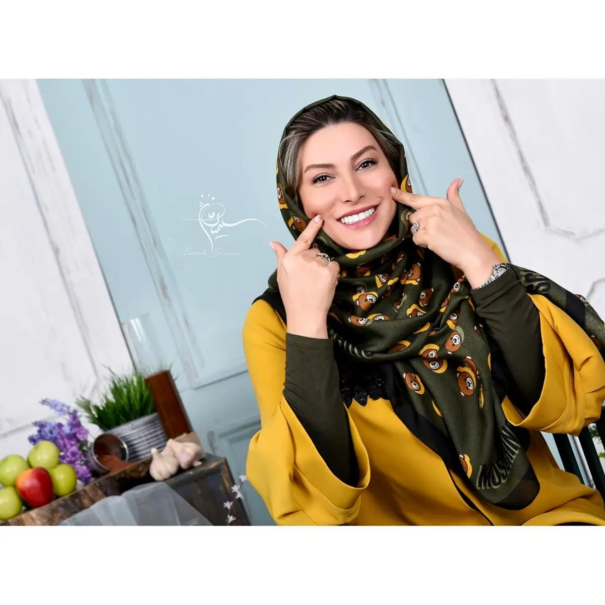 فریبا نادری در چالش لبخند + عکس