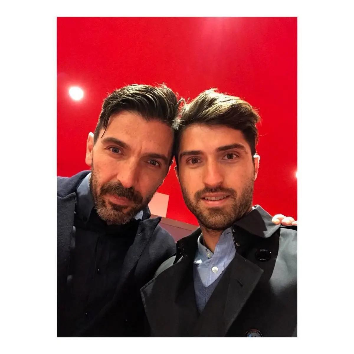 سلفی مهاجم تیم ملی با بوفون/عکس