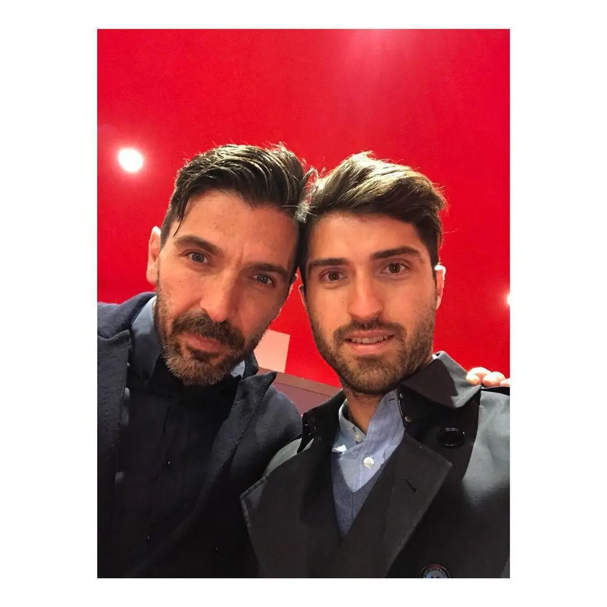 سلفی مهاجم تیم ملی با بوفون/عکس