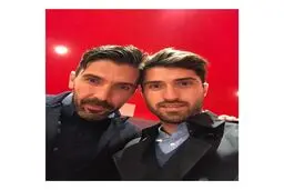 سلفی مهاجم تیم ملی با بوفون/عکس