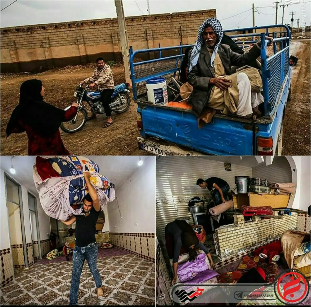 عکس/ تخلیه روستاهای شعیبیه خوزستان