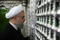 زیارت روحانی از حرم مطهر حضرت معصومه(س)/ عکس