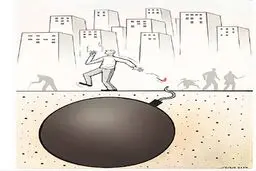 تهران روی بمب!/ کاریکاتور